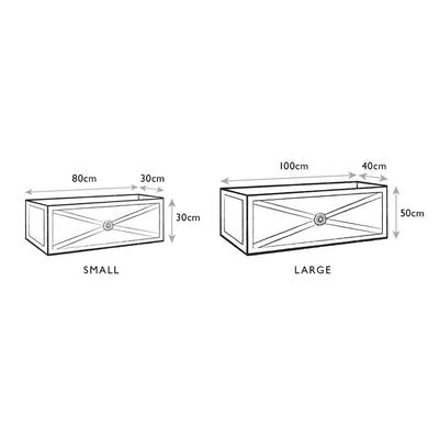 Regency Zinc Trough Measurements