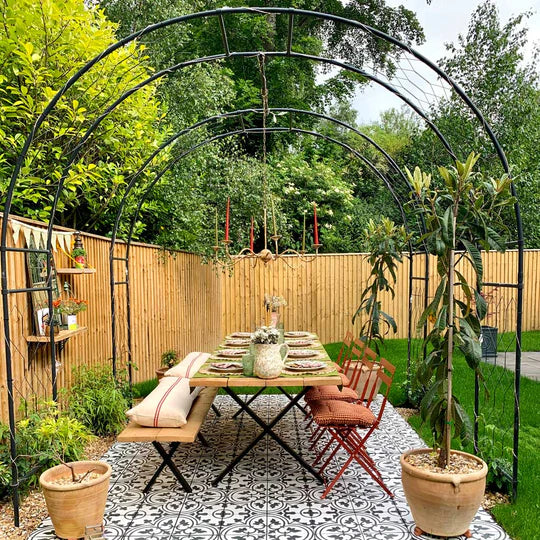 Round Arch with seating area