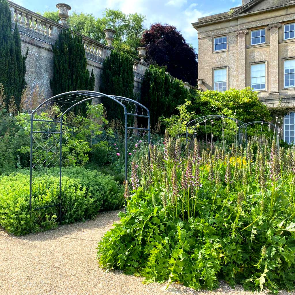 Three Monet arches in a row at American museum in Bath, England